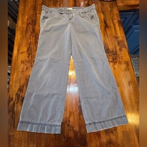 Vintage y2k American Eagle Wide Leg Pants sz 14 100% cotton y2k